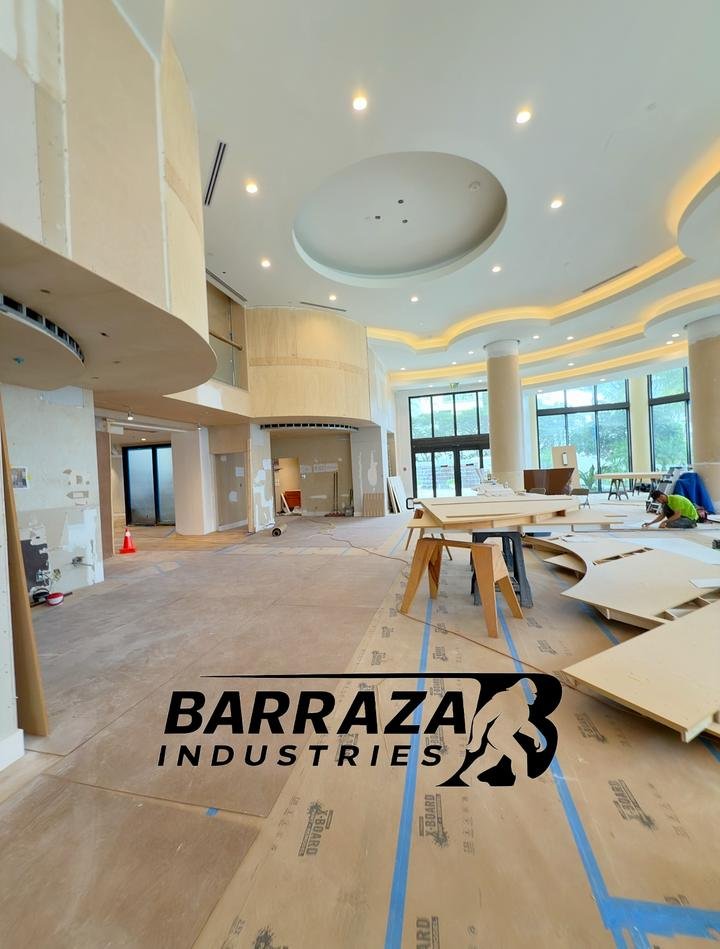 Luxury resort interior construction buildout Miami FL - Barraza Industries